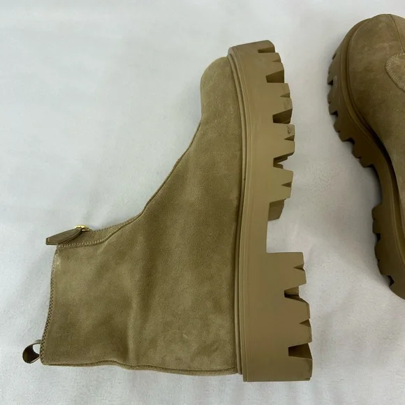 Prada
Suede Booties with Zip - Picture 7 of 9